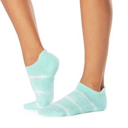 Toeless Non Slip Grip Socks - Love Pilates Matcha