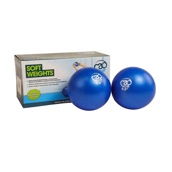 Pilates Soft Weighted Balls 2 x 0.5kg