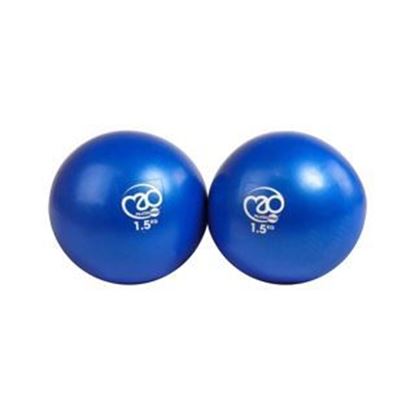 Pilates Soft Weighted Balls 2 x 1.5kg 