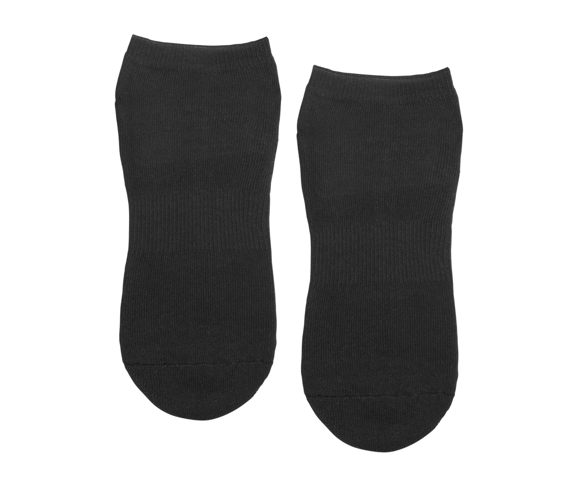 The Pilates Shop. Classic Low Rise Grip Socks - Classic Black