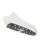 Picture of Classic Low Rise Grip Socks Ivory Stripe