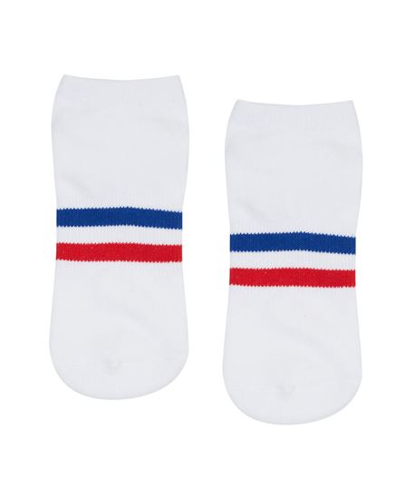 Picture of Classic Low Rise Grip Socks Retro Stripes