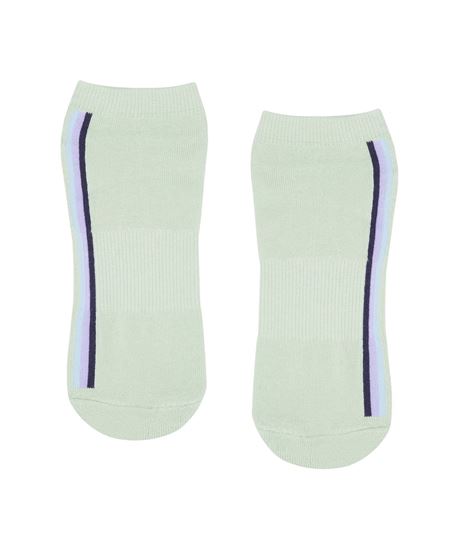 Picture of Classic Low Rise Grip Socks Stellar Stripes Mint